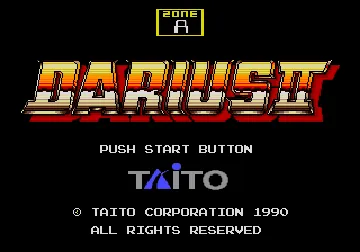 Darius II (Japan) screen shot title